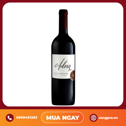 VANG ĐỎ MỸ ADORN CABERNET SAUVIGNON RESERVE CALIFORNIA
