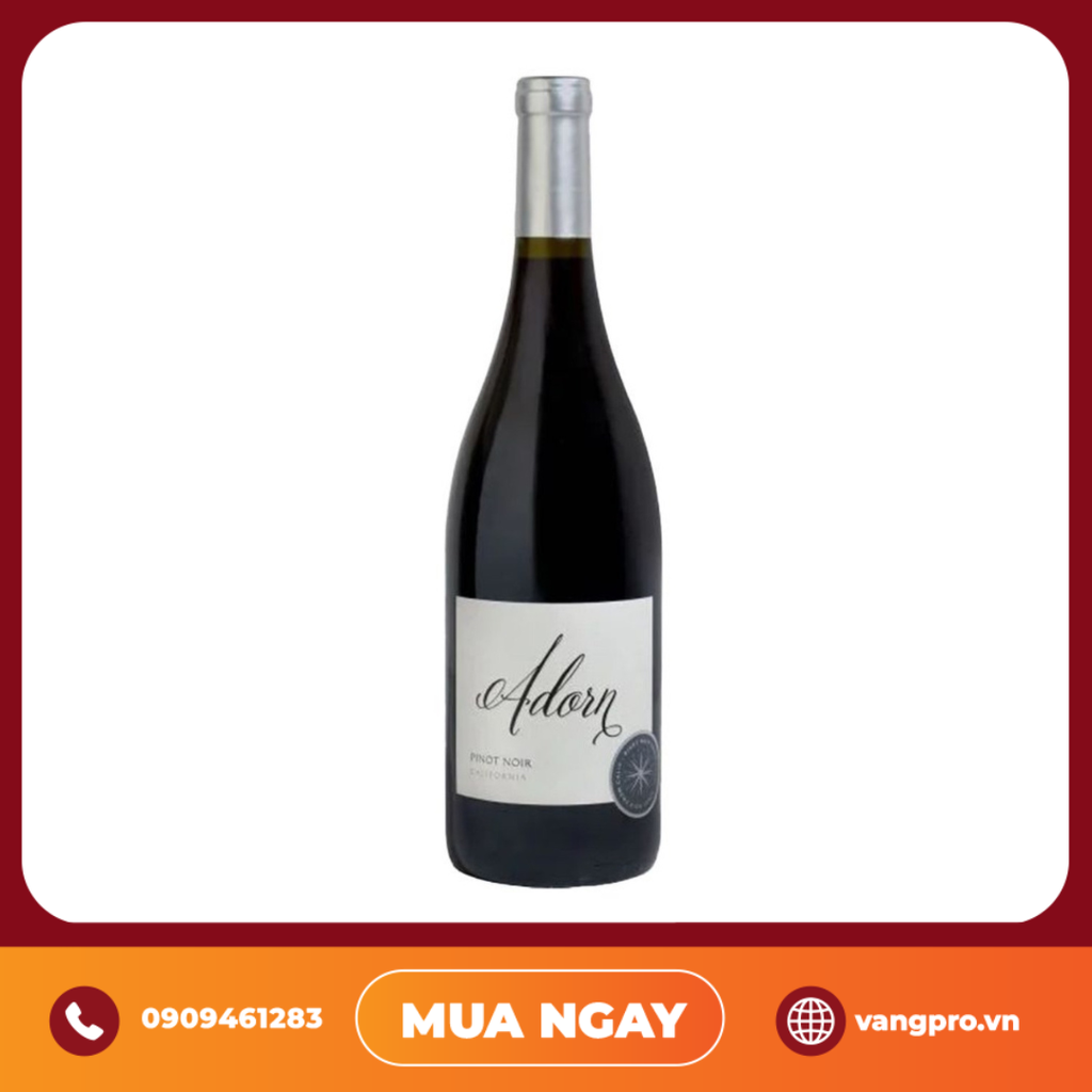 VANG ĐỎ MỸ ADORN PINOT NOIR CALIFORNIA