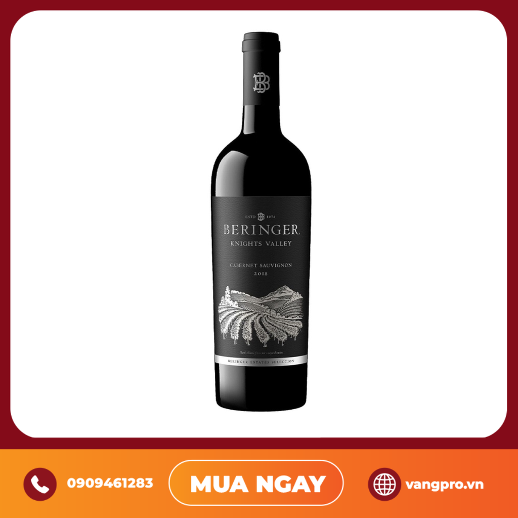 VANG ĐỎ MỸ BERINGER KNIGHTS VALLEY CABERNET SAUVIGNON