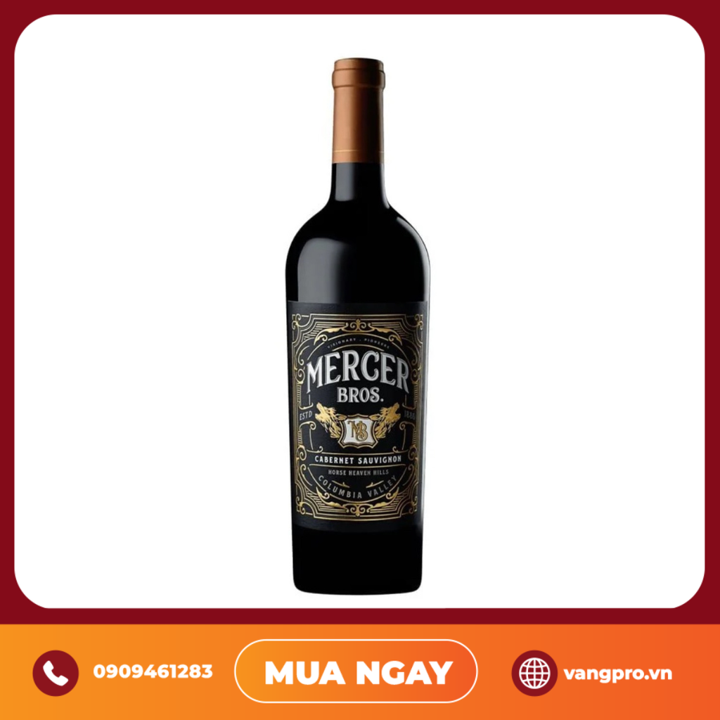 VANG ĐỎ MỸ MERCER BROS. CABERNET SAUVIGNON