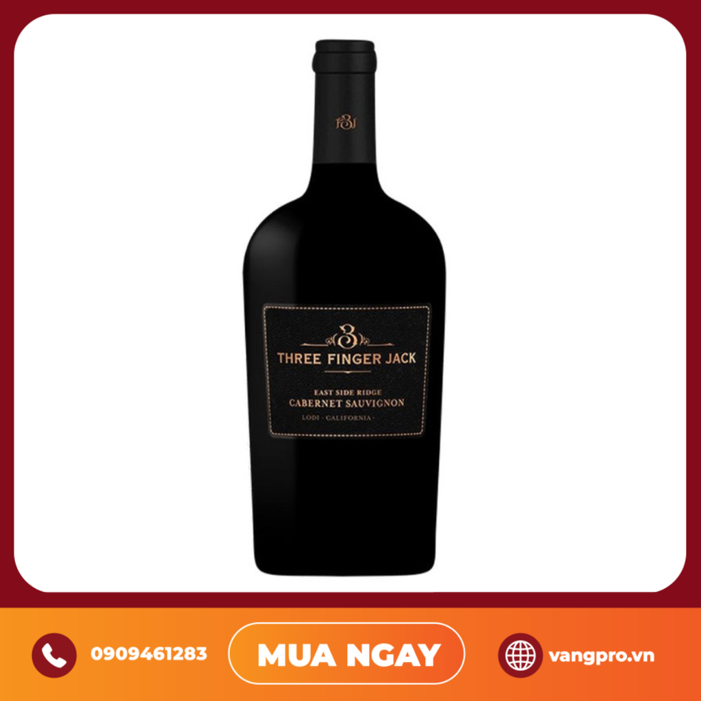 VANG ĐỎ MỸ THREE FINGER JACK CABERNET SAUVIGNON