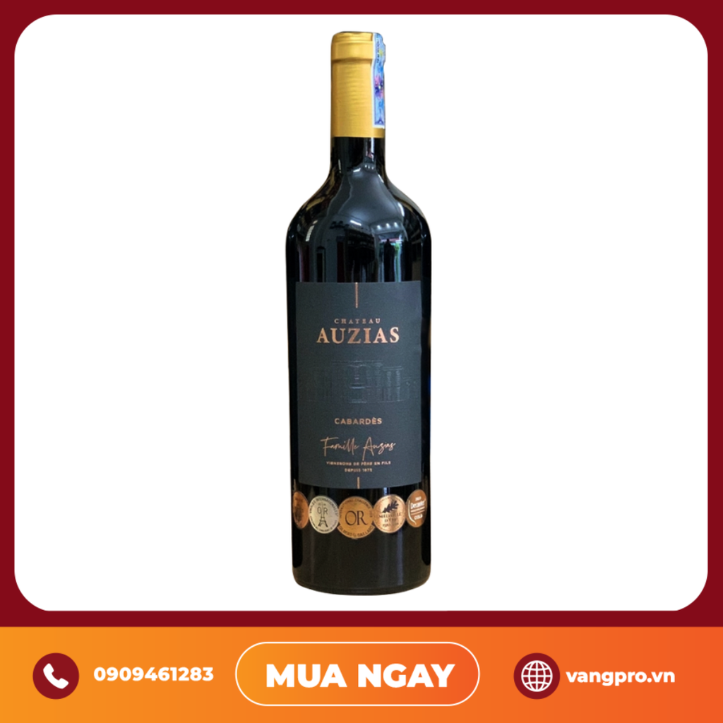 VANG ĐỎ PHÁP CHATEAU AUZIAS MADEMOISELLE CABARDES