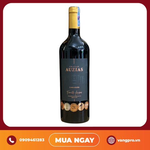 VANG ĐỎ PHÁP CHATEAU AUZIAS MADEMOISELLE CABARDES