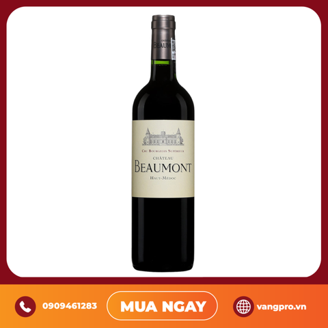 VANG ĐỎ PHÁP CHATEAU BEAUMONT SUPERIOUR CRU BOURGEOIS