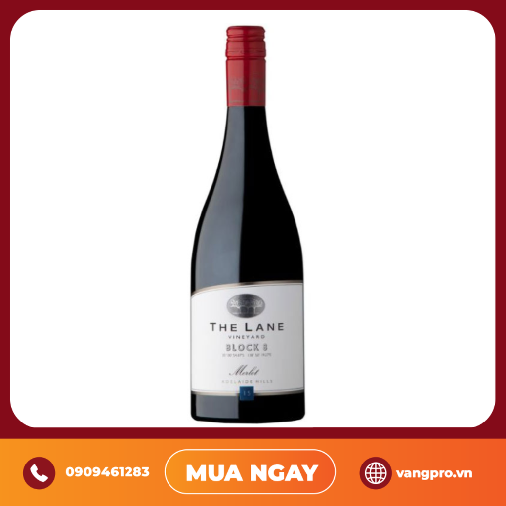 VANG ĐỎ ÚC BLOCK 8 THE LANE VINEYARD MERLOT