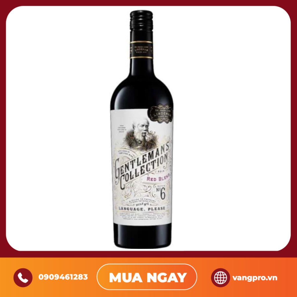 VANG ĐỎ ÚC GENTLEMANS COLLECTION BLEND BATCH NO6