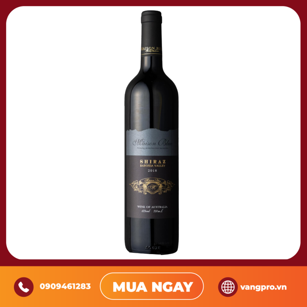VANG ĐỎ ÚC MAISON BLUE BAROSSA VALLEY SHIRAZ
