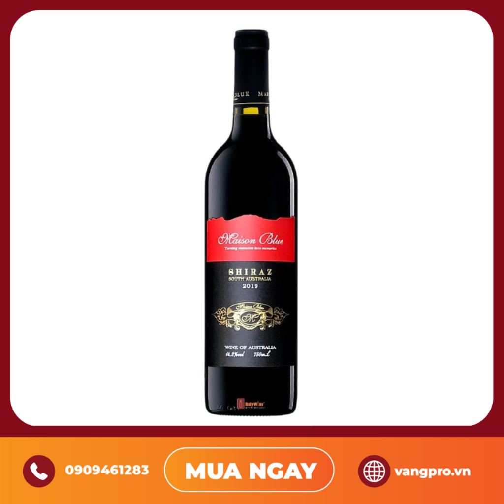 VANG ĐỎ ÚC MAISON BLUE SHIRAZ