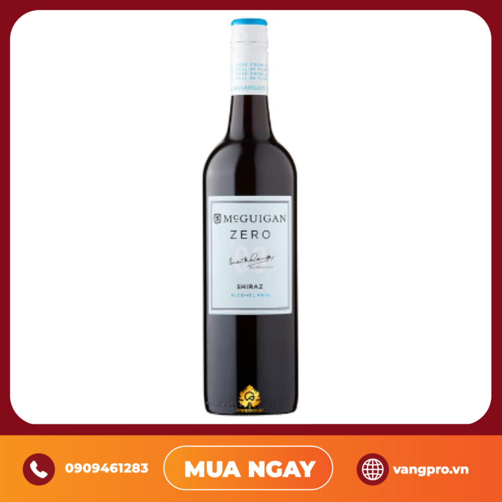 VANG ĐỎ ÚC MCGUIGAN ZERO SHIRAZ