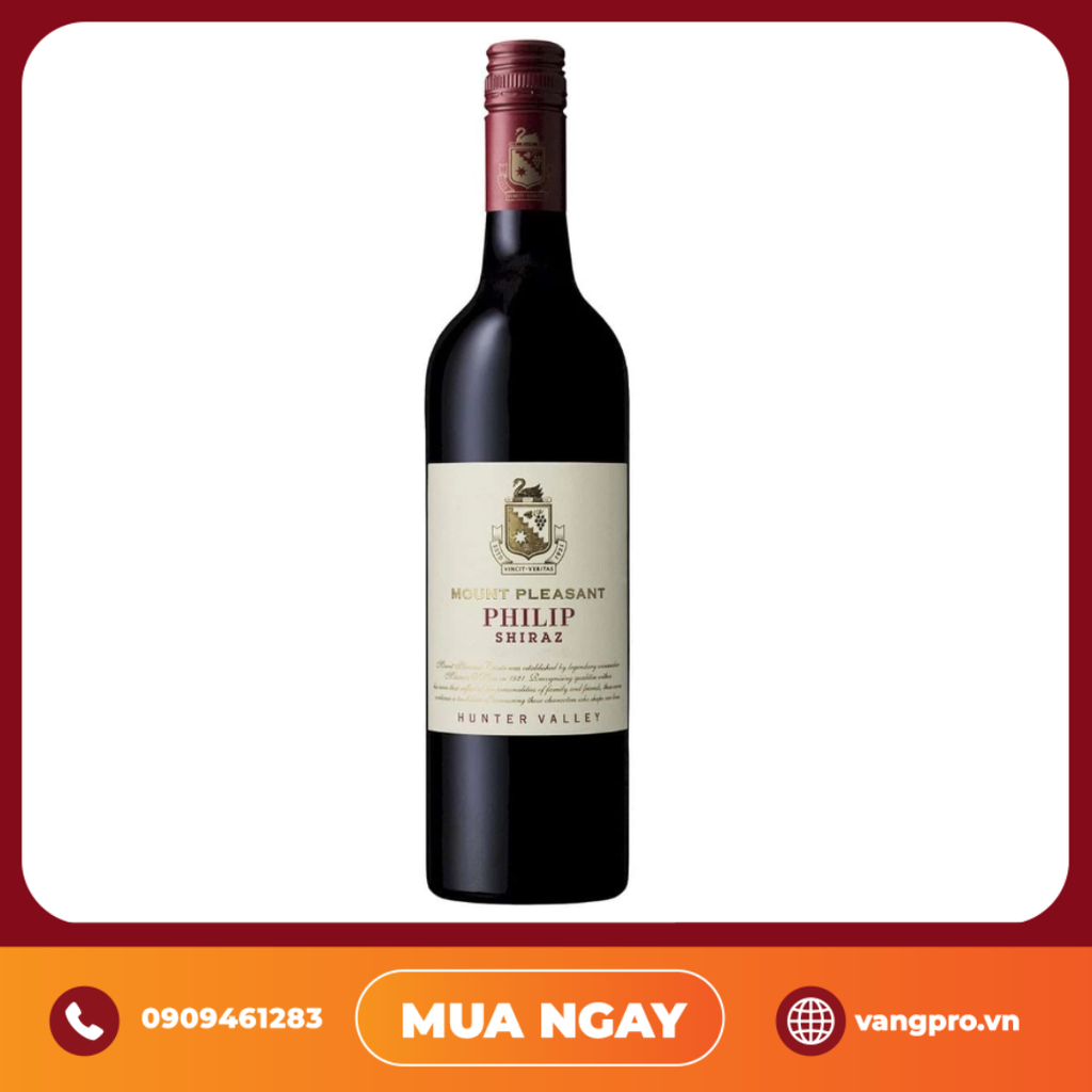 VANG ĐỎ ÚC MOUNT PLEASANT PHILLIP SHIRAZ