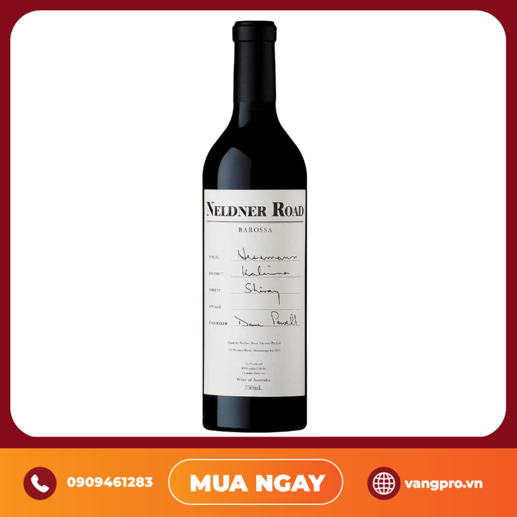 VANG ĐỎ ÚC NELDNER ROAD BAROSSA HERRMANN SHIRAZ