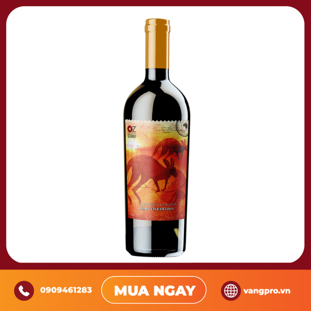 VANG ĐỎ ÚC OZ STAMP CABERNET SAUVIGNON LIMITED EDITION