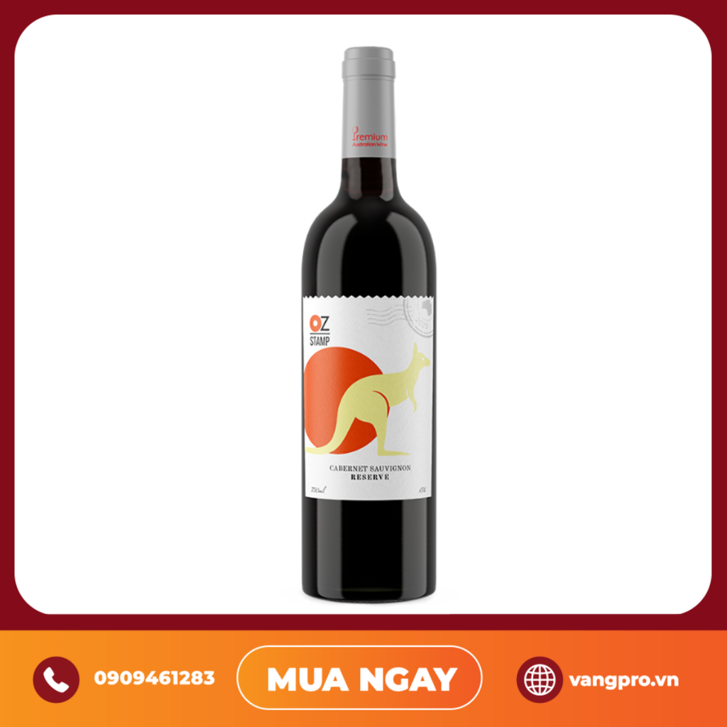 VANG ĐỎ ÚC OZ STAMP CABERNET SAUVIGNON RESERVE