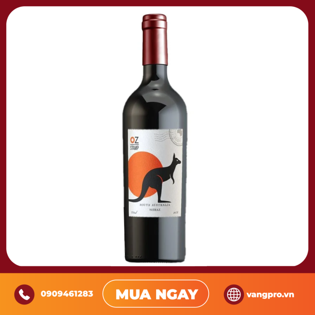 VANG ĐỎ ÚC OZ STAMP SHIRAZ 2020