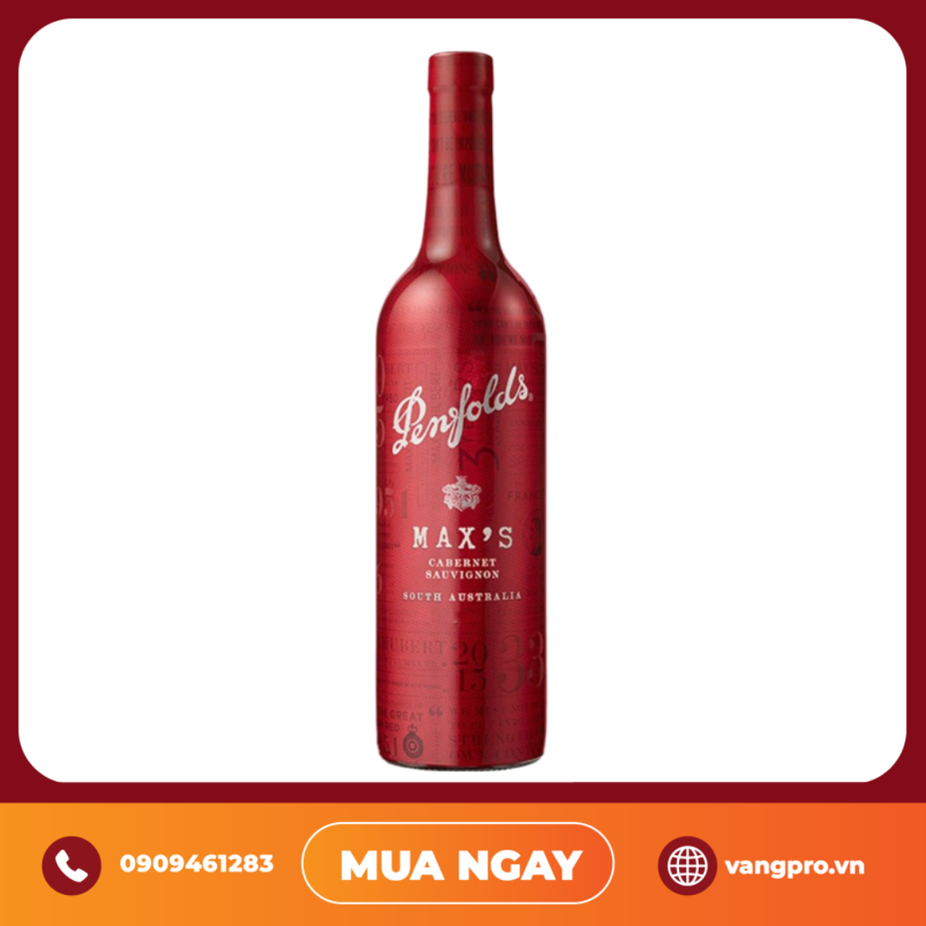 VANG ĐỎ ÚC PENFOLDS MAX'S CABERNET SAUVIGNON 2019