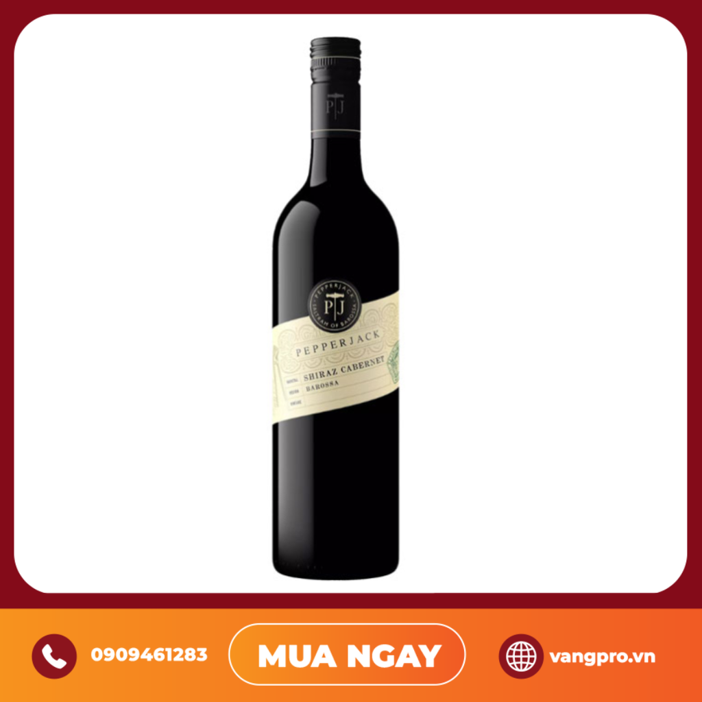 VANG ĐỎ ÚC PEPPER JACK SHIRAZ CABERNET SALTRAM