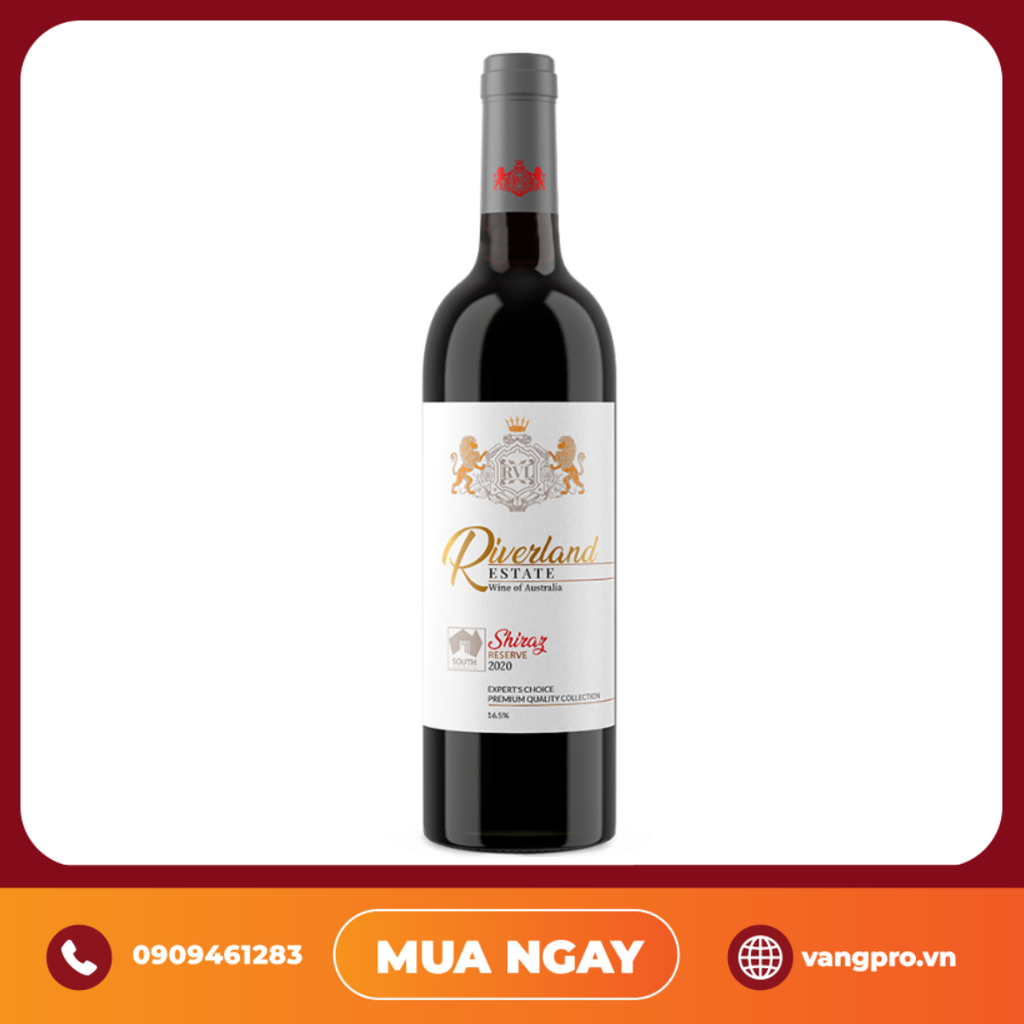 VANG ĐỎ ÚC RIVERLAND ESTATE RESERVE SHIRAZ