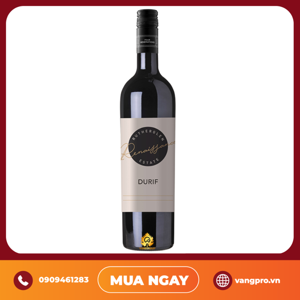 VANG ĐỎ ÚC RUTHERGLEN ESTATES RENAISSANCE DURIF