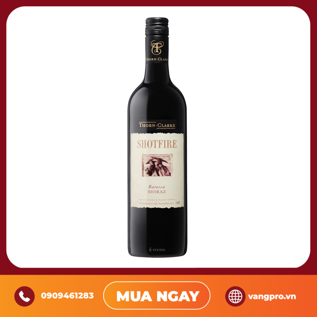 VANG ĐỎ ÚC SHOTFIRE THORN CLARKE SHIRAZ