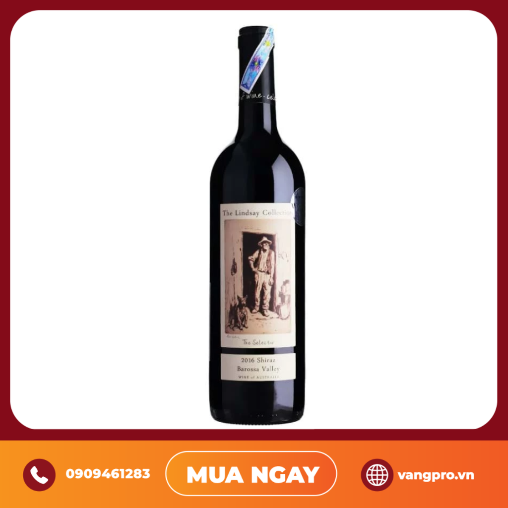 VANG ĐỎ ÚC THE LINDSAY COLLECTION THE SELECTOR SHIRAZ BAROSSA VALLEY