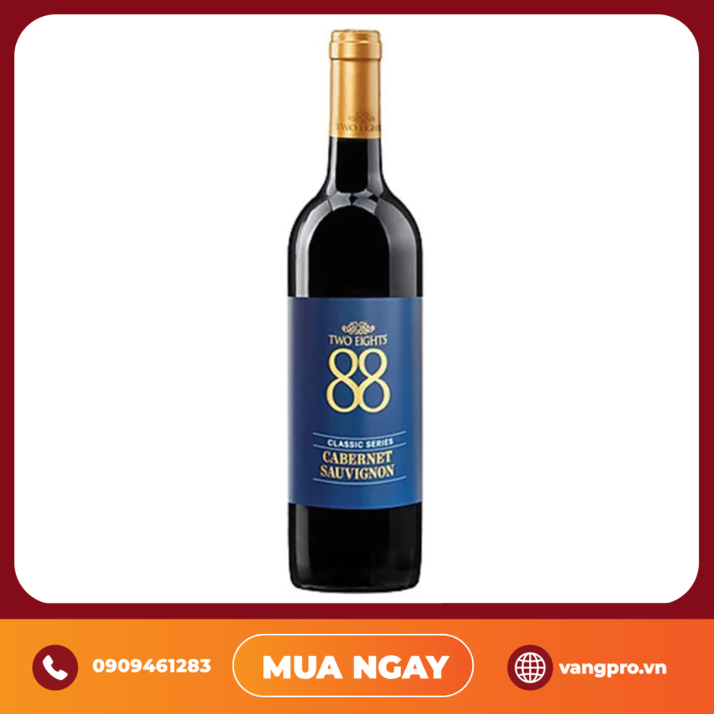 VANG ĐỎ ÚC TWO EIGHTS 88 CABERNET SAUVIGNON