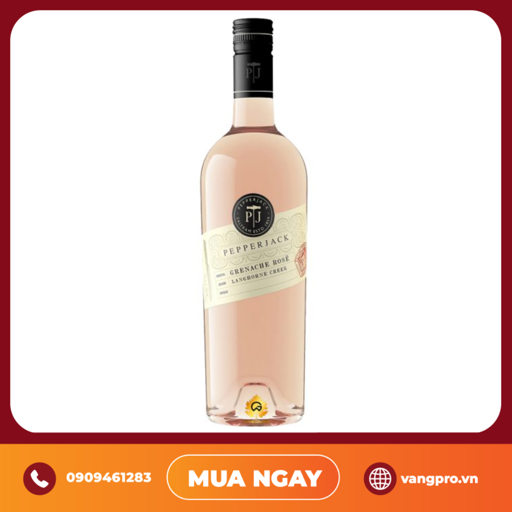 VANG HỒNG ÚC PEPPER JACK GRENACHE ROSE SALTRAM
