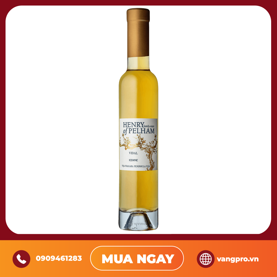 VANG NGỌT CANADA ICE WINE VIDAL HENRY OF PELHAM