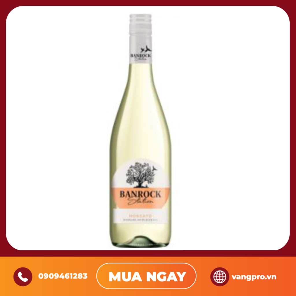 VANG NGỌT TRẮNG ÚC BANROCK STATION MOSCATO WINE
