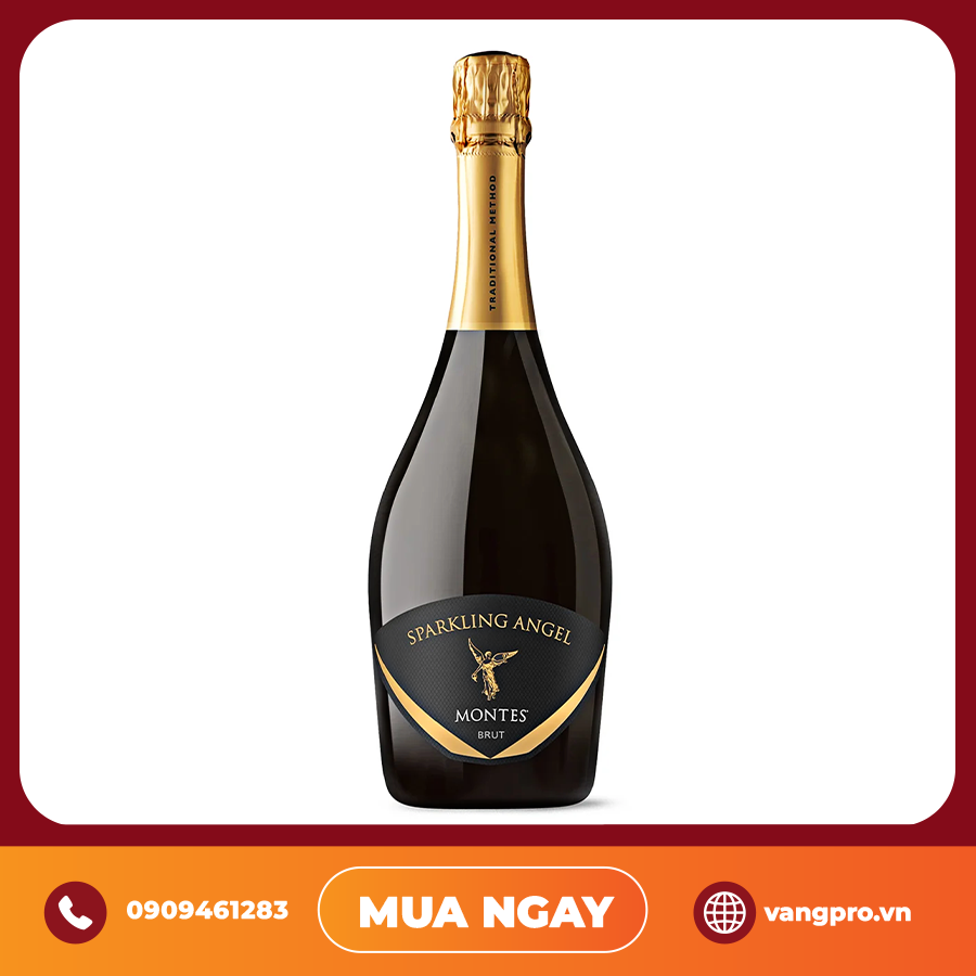 VANG NỔ CHILE MONTES SPARKLING ANGEL BRUT