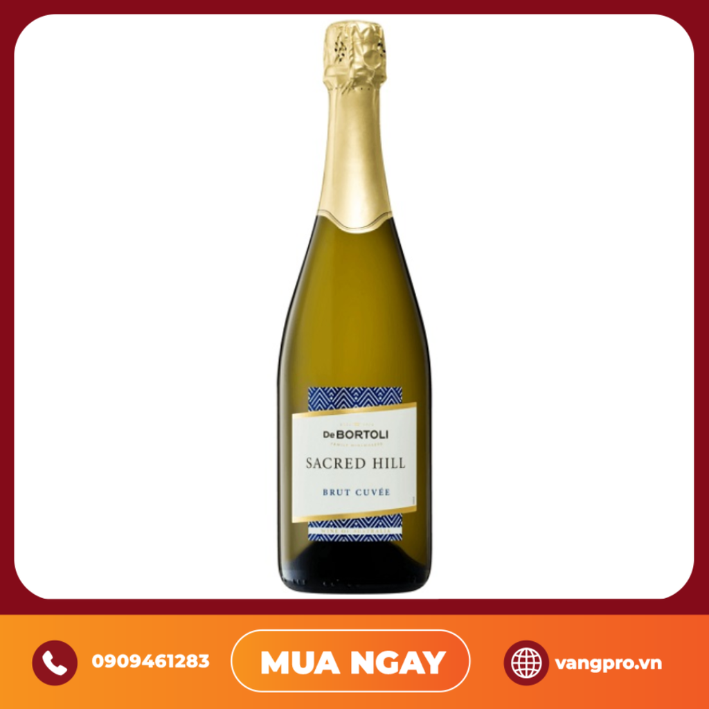 VANG NỔ TRẮNG ÚC DE BORTOLI SACRED HILL BRUT CUVEE RIVERINA CAO CẤP