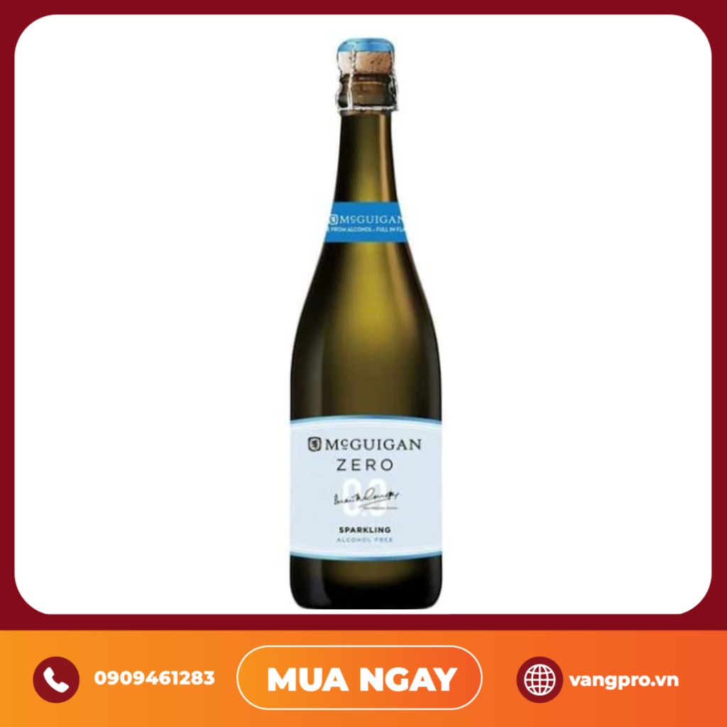 VANG SỦI ÚC MCGUIGAN ZERO SPARKLING