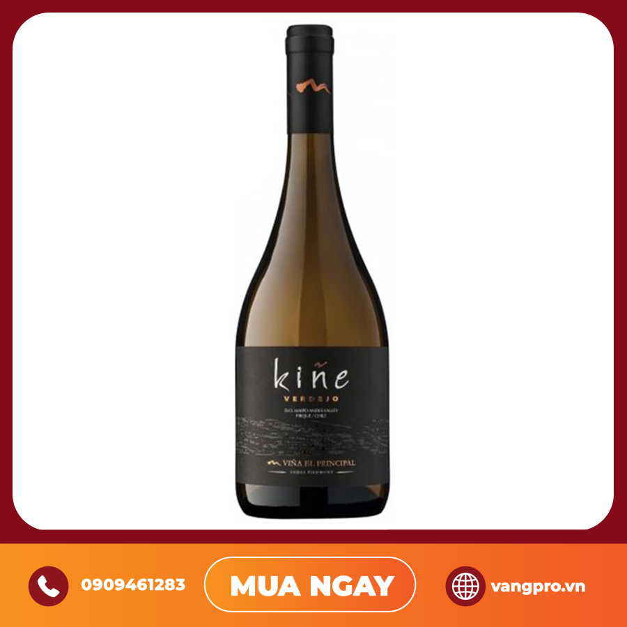 VANG TRẮNG CHILE KINE VERDEJO VINA EL PRINCIPAL MAIPO VALLEY