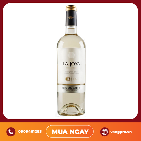 VANG TRẮNG CHILE LA JOYA GRAN RESERVA SAUVIGNON BLANC