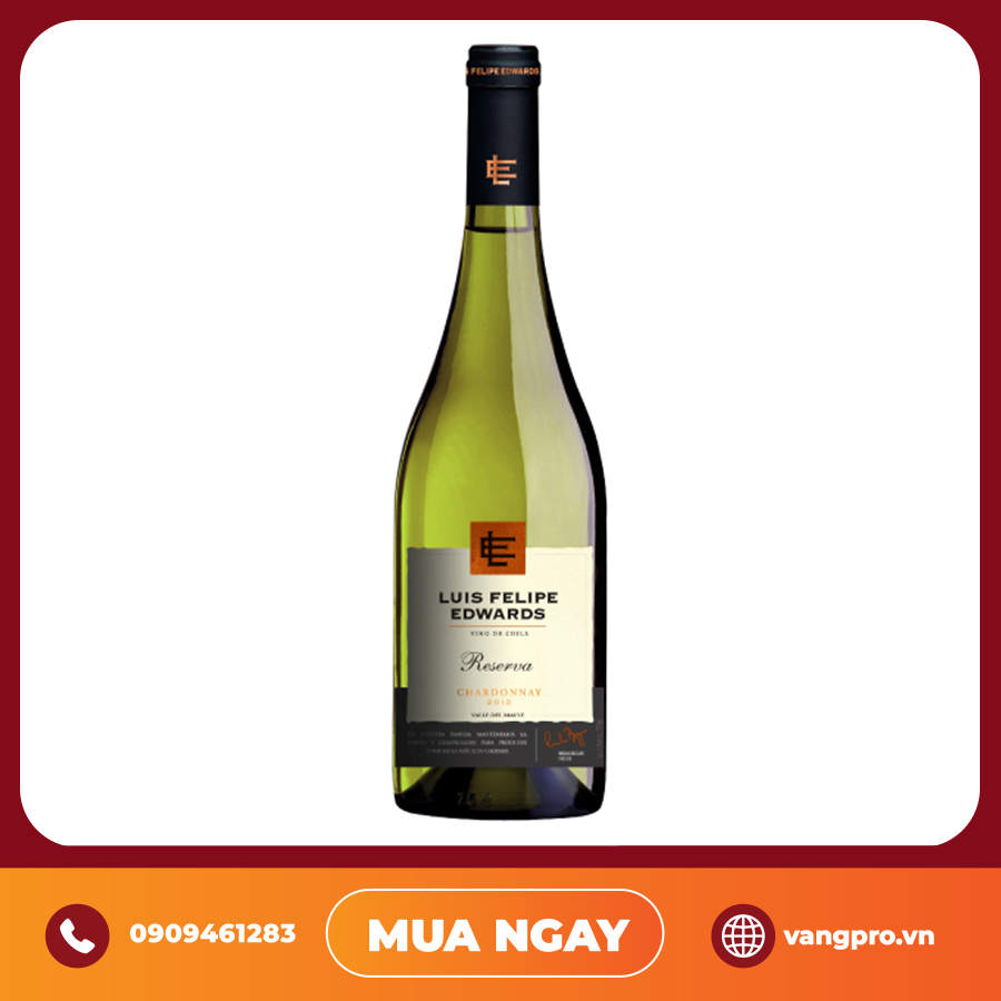 VANG TRẮNG CHILE LUIS FELIPE EDWARDS CHARDONNAY RESERVA