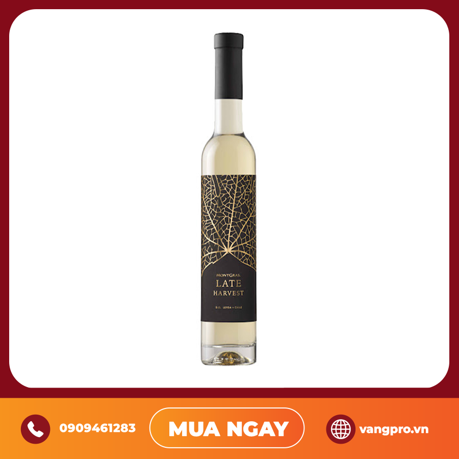 VANG TRẮNG CHILE MONTGRAS LATE HARVEST