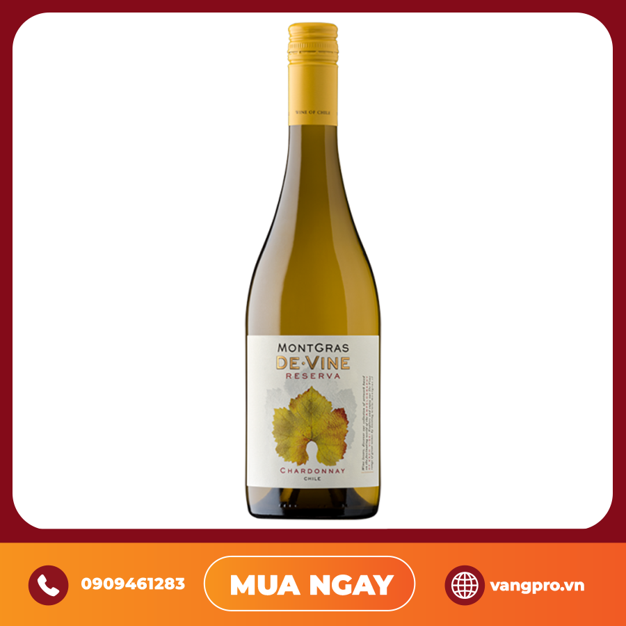 VANG TRẮNG CHILE MONTGRAS RESERVA CHARDONNAY