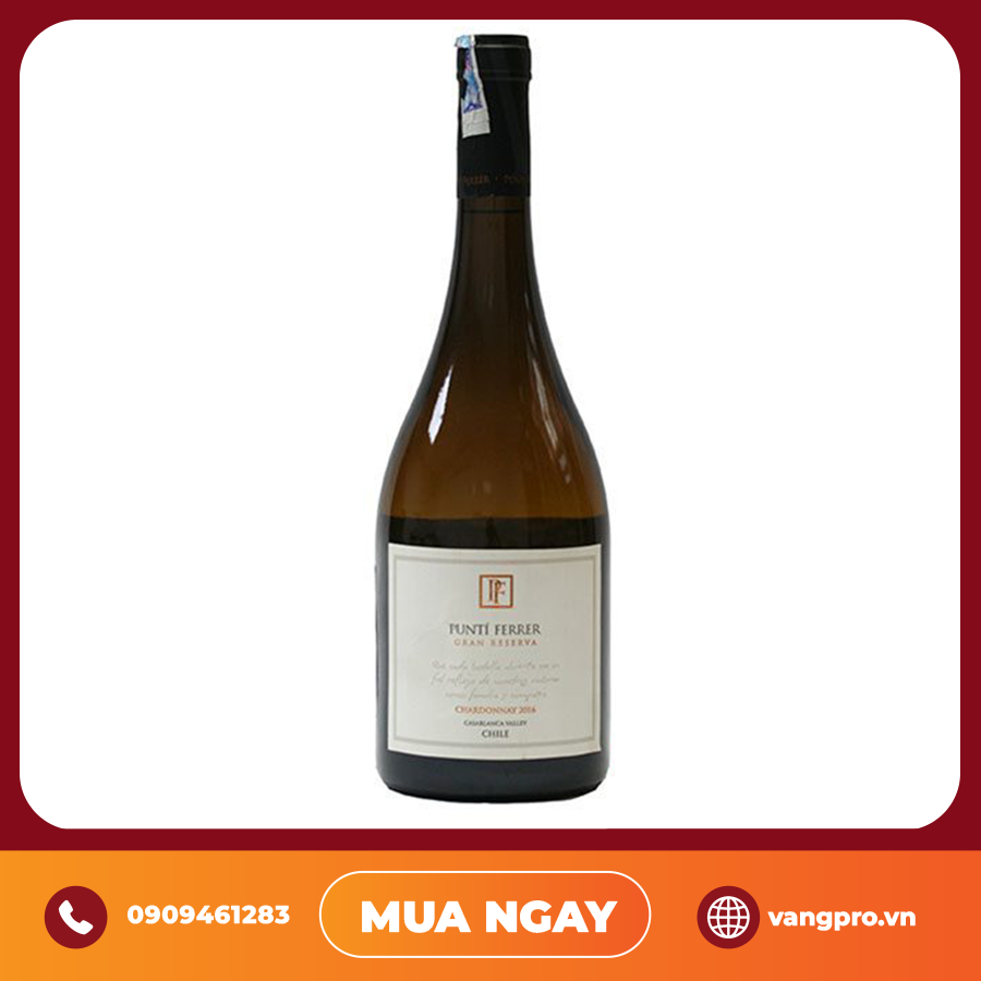VANG TRẮNG CHILE PUNTI FERRER GRAN RESERVA CHARDONNAY