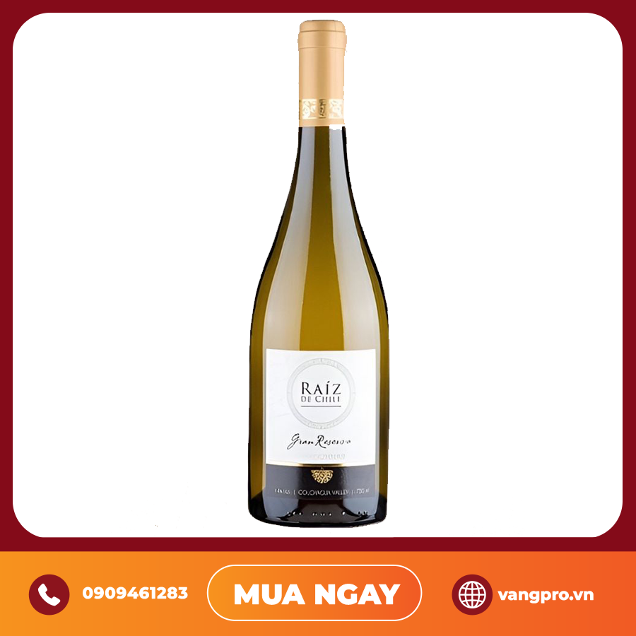 VANG TRẮNG CHILE RAIZ DE CHILE CHARDONNAY RESERVA