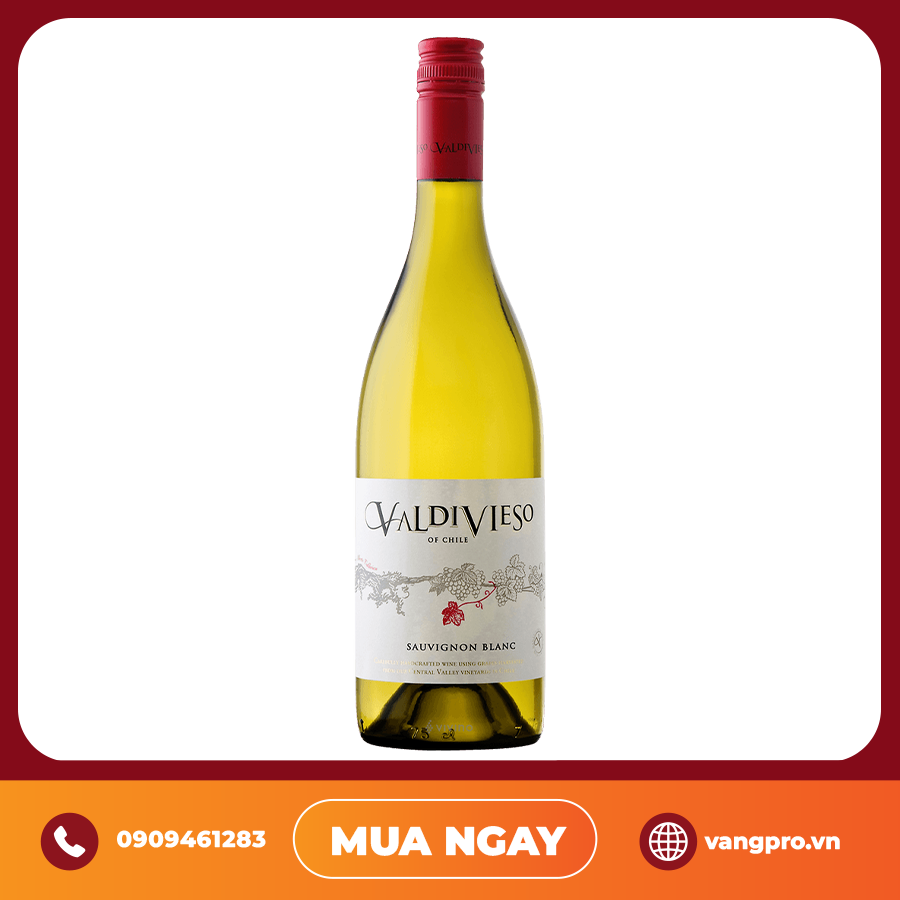 VANG TRẮNG CHILE VALDIVIESO SAUVIGNON BLANC