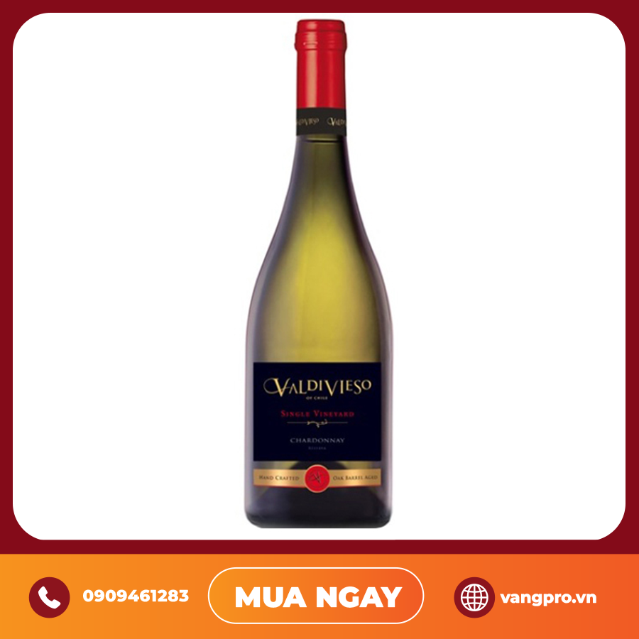 VANG TRẮNG CHILE VALDIVIESO SINGLE VINEYARD CHARDONNAY