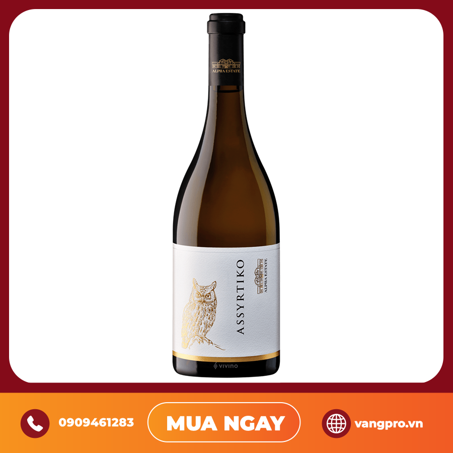VANG TRẮNG HY LẠP ASSYRTIKO ALPHA ESTATE