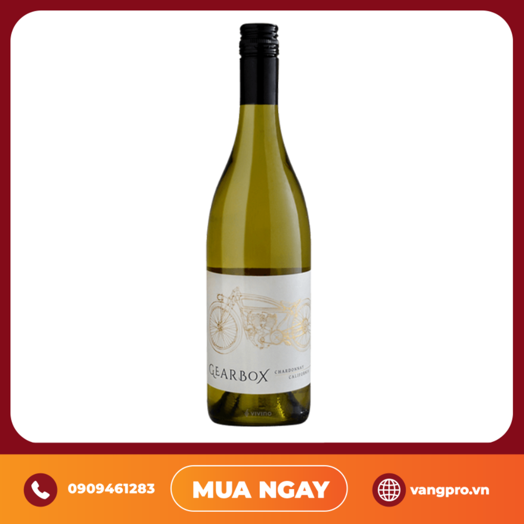 VANG TRẮNG MỸ GEARBOX CHARDONNAY 2018
