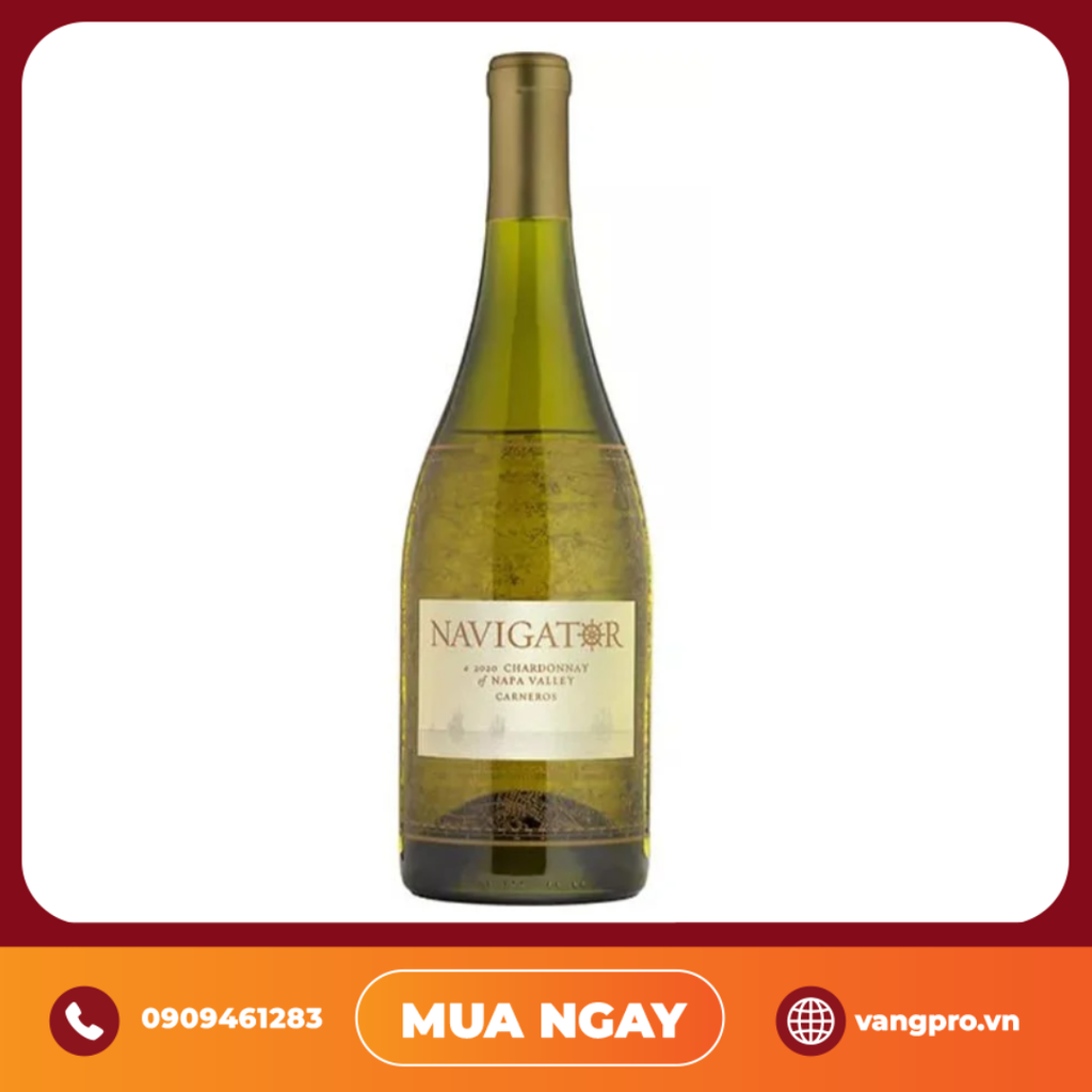 VANG TRẮNG MỸ NAVIGATOR NAPA VALLEY CHARDONNAY