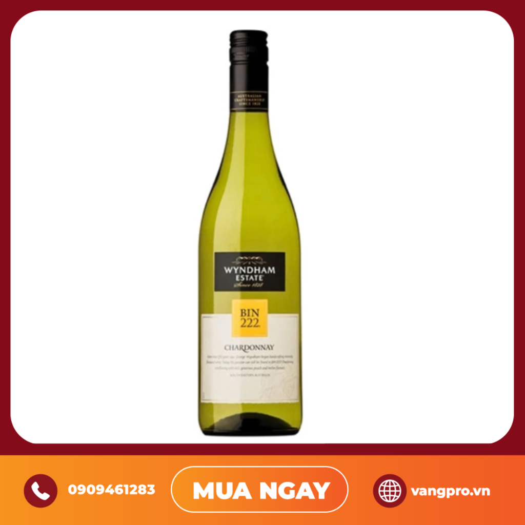 VANG TRẮNG ÚC BIN 222 GEORGE WYNDHAM CHARDONNAY