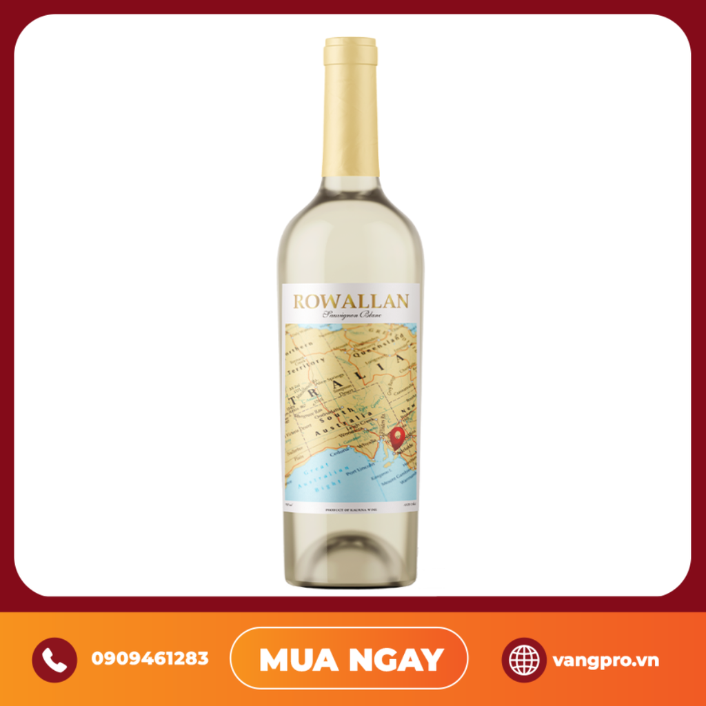 VANG TRẮNG ÚC ROWALLAN SAUVIGNON BLANC SOUTH AUSTRALIA