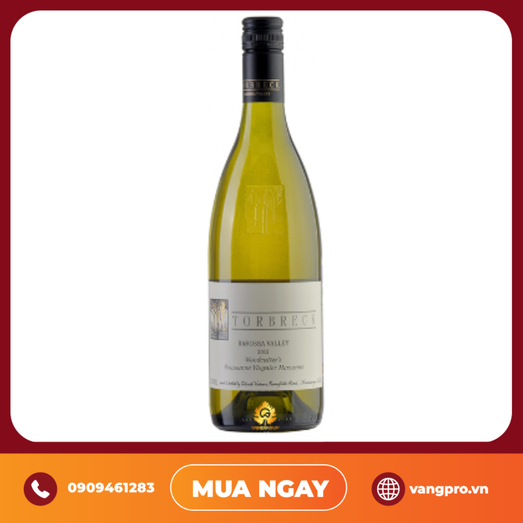 VANG TRẮNG ÚC TORBRECK WOODCUTTER ROUSSANNE – VIOGNIER – MARSANNE