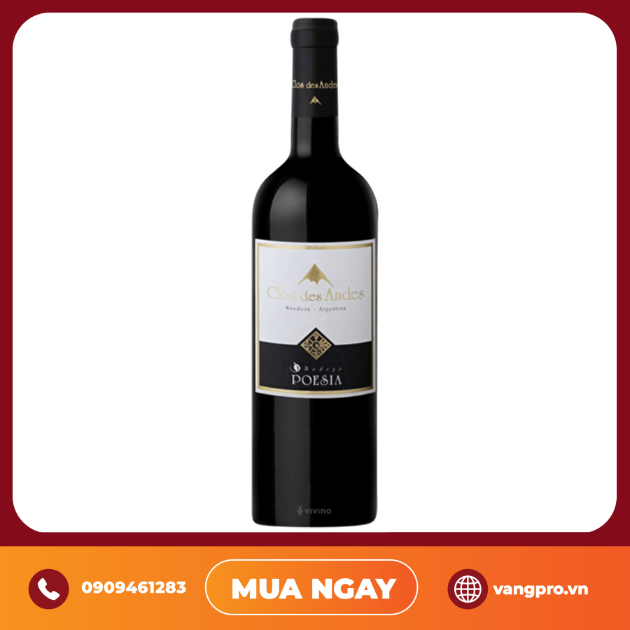 Vang Đỏ Argentina Vin’d Argentine Clos Des Andes