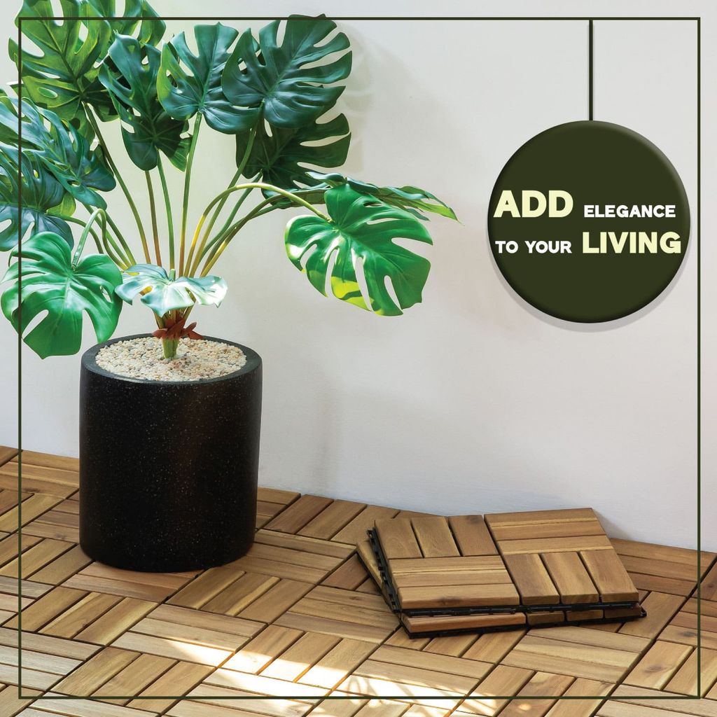 Vỉ Gỗ Lót Sàn 12 Nan Đế Thấp - Square Joint Floor Decking 12 Slats