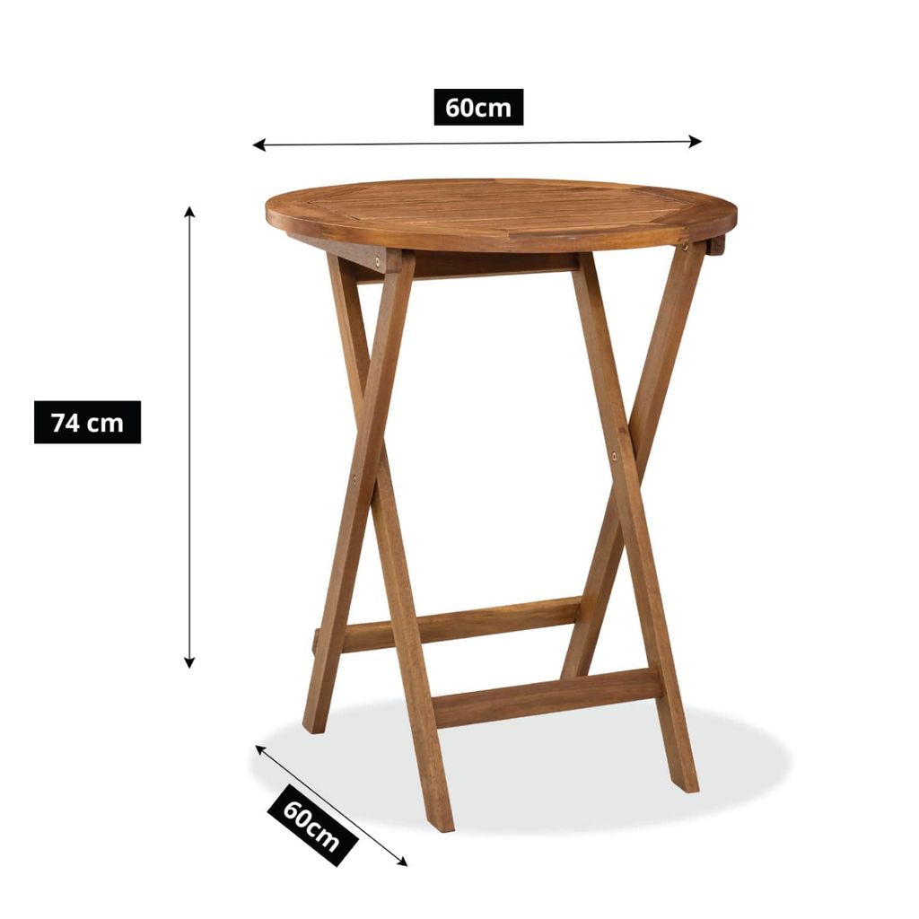 Bàn Tròn Gấp Gọn - Patio Table