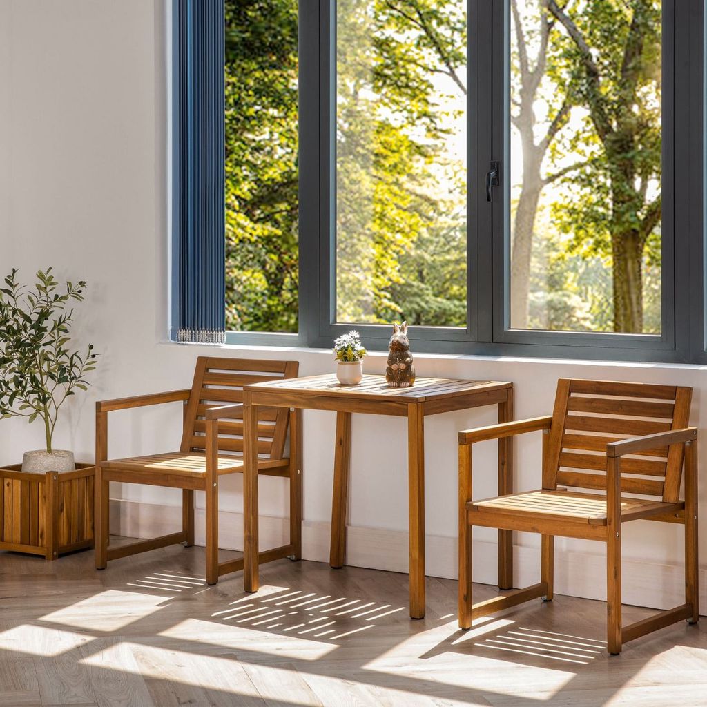 Bàn Ngoài Trời Gỗ Tự Nhiên – Outdoor Table